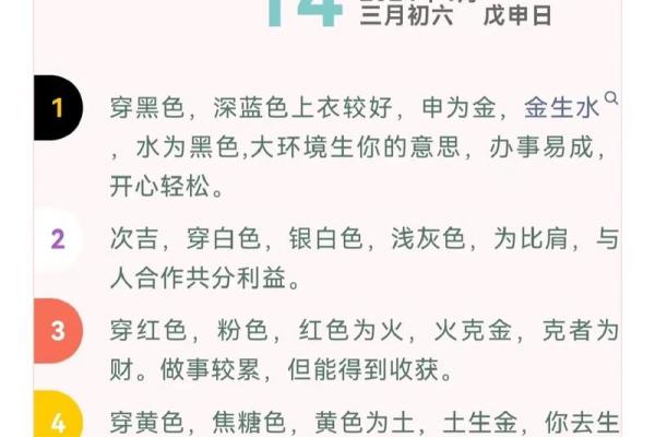 2025年4月20日今日五行穿衣颜色大吉