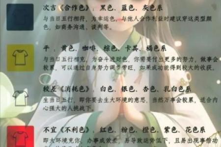 2023年6月5日五行穿衣指南
